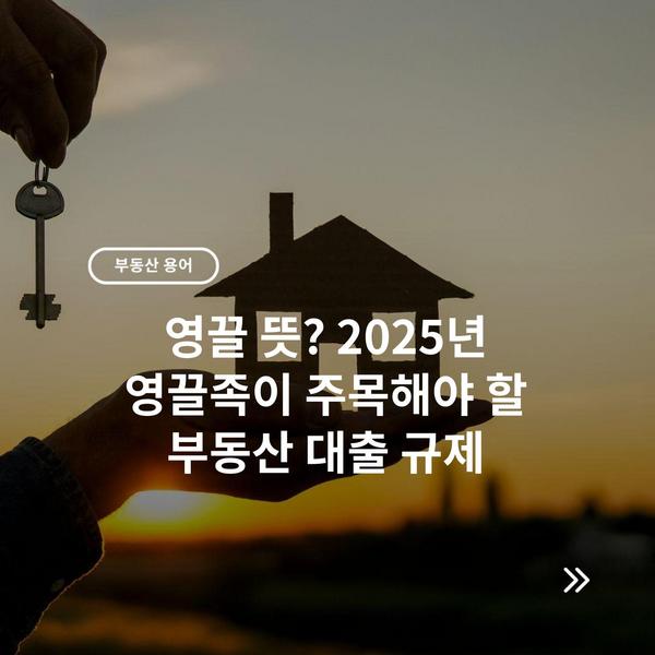 영끌 뜻? 2025년 영끌족이 주목해야 할 부동산 대출 규제 2 영끌 뜻? 2025년 영끌족이 주목해야 할 부동산 대출 규제